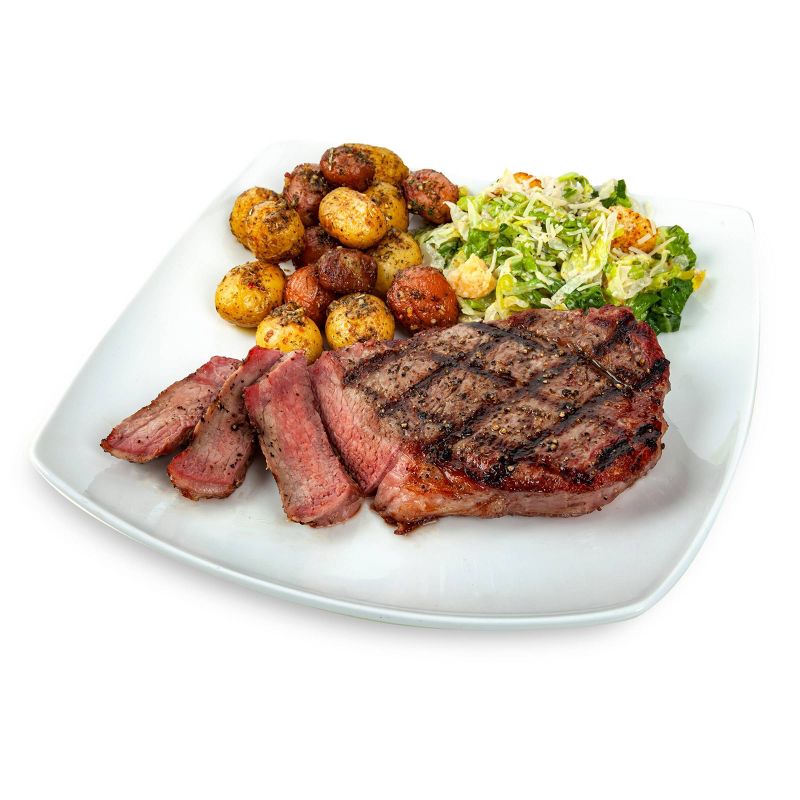 USDA Choice Angus Beef New York Strip Steak Value Pack - 1.62-3.80 lbs - price per lb - Good &#38; Gather&#8482;, 3 of 6