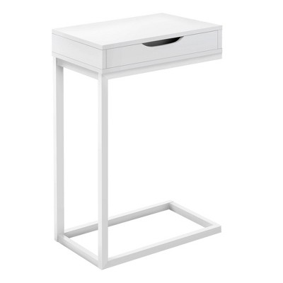 C Style Accent Table with Drawer - EveryRoom