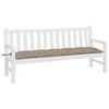 vidaXL Garden Bench Cushion Wine Red 39.4"x19.7"x2.8" Oxford Fabric - 3 of 4