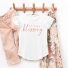 The Juniper Shop Little Blessing Heart Flutter Sleeve Tee - 3 of 4