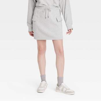 Women's Fleece Cargo Mini Skirt - Universal Thread™