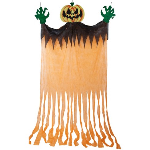 Northlight 11\' Scary Jack-o-lantern Halloween Hanging Decoration ...