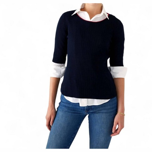 Women's VOYAGEUR ACTON KNIT CREWNECK SWEATER - MERSEA - image 1 of 4