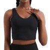 DOMETOUR Sports Bra for Women Wirefree Padded Yoga Bras Tank Tops Fitness Workout Running Top - 2 of 4