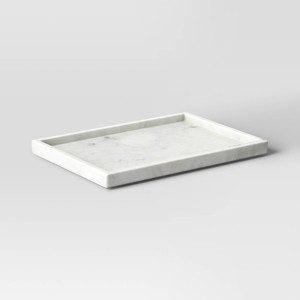 Rectangle Marble Tray White - Threshold™ - 1 of 4