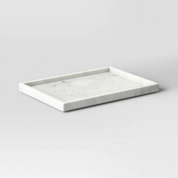 Flat Marble & Brass Tray – Pieces