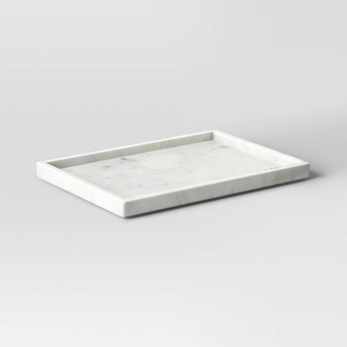 Rectangle Marble Tray White - Threshold™ : Target