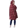 Catalonia Houndstooth Oversized Super Soft Warm Blanket Hoodie Sweatshirt for Women Wife, Giant Flush Pullover with Large Front Pocket - 2 of 4