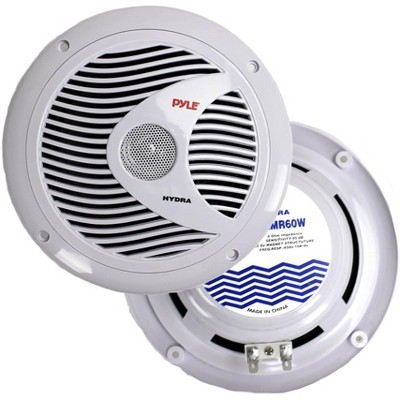 2) NEW Pyle PLMR60W 6.5" 150 Watt Dual Cone Boat Marine Water Resistant Speakers