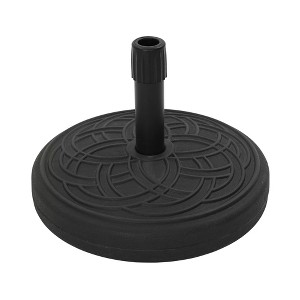 Clihome Outdoor Patio Heavy-Duty Round Umbrella Base,Can be Filled with Water or Sand,Compatible with Umbrella Poles Of 1.5/1.9 in - 1 of 4