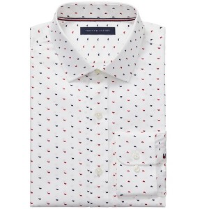 Tommy Hilfiger Mens Printed Button Up Shirt - 1 of 1
