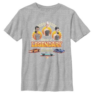 Boys Mattel Hot Wheels and Barbie Keeping It Legendary T Shirt - 1 of 4