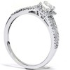 Pompeii3 5/8ct Princess Cut Halo Split Shank Engagement Ring 14K White Gold - 2 of 4