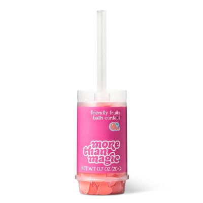 Mini Hearts Bath Confetti - 0.7oz - More Than Magic™ Friendly Fruits