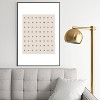 Urban Wild Studio desert check small charcoal Metal Framed Art Print - Deny Designs - 2 of 4