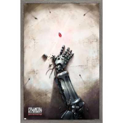 Trends International Fullmetal Alchemist: Brotherhood - Key Art 3 Framed  Wall Poster Prints Black Framed Version 14.725 X 22.375 : Target