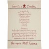 Sawyer Mill Holiday Reindeer And Recipes Unbleached Natural Muslin Tea Towel Set of 3 19x28 - 3 of 4