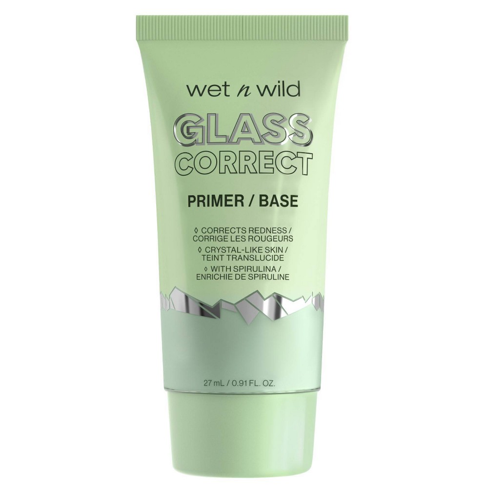 Photos - Other Cosmetics Wet n Wild Prime Focus Glass Correct Primer - Green - 0.91 fl oz 