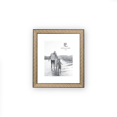 Petal Lane Matted Photo Frame Copper Black