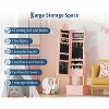 Garvee Kids Jewelry Armoire Cabinet with Full-Length Mirror,46"Jewelry Armoire with 3 Storage Drawers,Kids Vanity Dress Up Mirror Jewelry Cabinet - 3 of 4