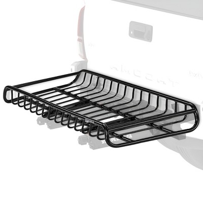 Yakima EXO GearWarrior Versatile Sturdy Heavy Duty Alloy Steel Cargo Basket Mount Connects to EXO SwingBase or EXO TopShelf, Black