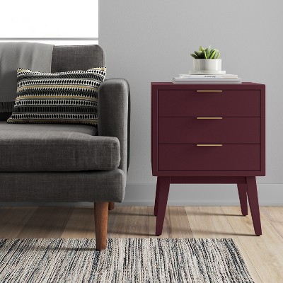 Hafley three sale drawer end table