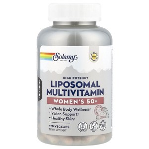 Solaray High Potency Liposomal Multivitamin, Women's 50+, 120 VegCaps - 1 of 3