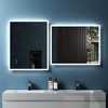 30x24 Inch LED Bathroom Mirror, Anti-Fog, Memory Function, Adjustable Brightness & Temperature, Wall Mounted Vanity Mirror - 2 of 4