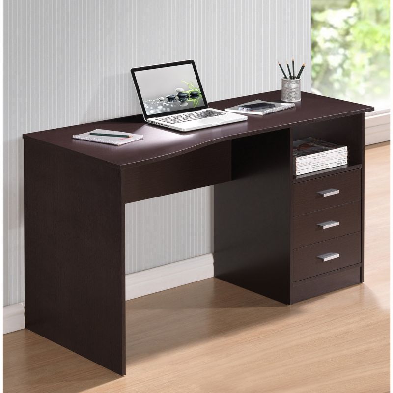 Classic Computer Desk with Multiple Drawers - Techni Mobili, 3 of 11