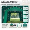 Captiva Designs 11 ft. x 24 ft. x 8.4 ft. Heavy-Duty Portable Garage & Agricultural Shed with Galvanized Frame, Removable Doors and Walls - 3 of 4