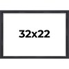 PosterPalooza | Shadow Box 3/4" Depth Black Picture Frame - UV Acrylic, Backing Board, Hanging Hardware - 2 of 4