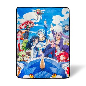 Just Funky That Time I Got Reincarnated As A Slime Fleece Throw Blanket | 45 x 60 Inches - 1 of 4