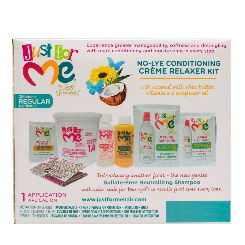 Just For Me No-Lye Conditioning Cr&#232;me Relaxer Kit, 3 of 9