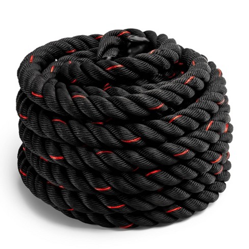 9 M (30 ft) Battle Ropes 38mm (1.5 Inch) Diamater Heavy Exercise Rope |  ProIron PRO-ZS01-1