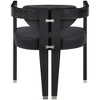 Meridian Furniture,Carlyle Black Vegan Leather Dining Chair - 2 of 4