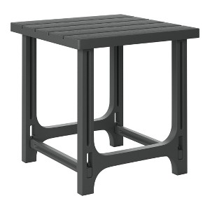 WestinTrends Azura Outdoor 18" HDPE Square Adirondack Patio Side Table - 1 of 4