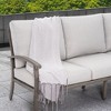 HAPPATIO 7 Piece Aluminum Patio Furniture Set, Outdoor Sofa with Ottomans and Coffee Table - 4 of 4