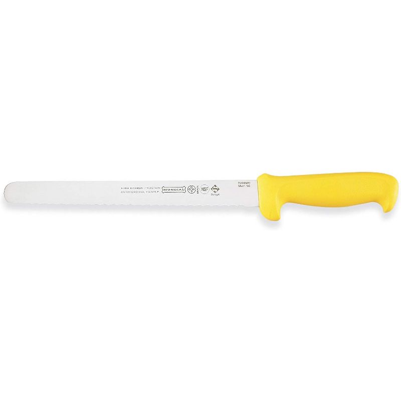 Mundial Y5627-10E 10-Inch Slicing Serrated Edge Utility Knife, Yellow, 1 of 4
