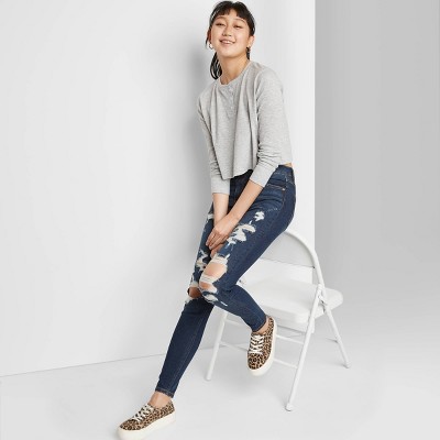 jordache high rise super skinny jeans