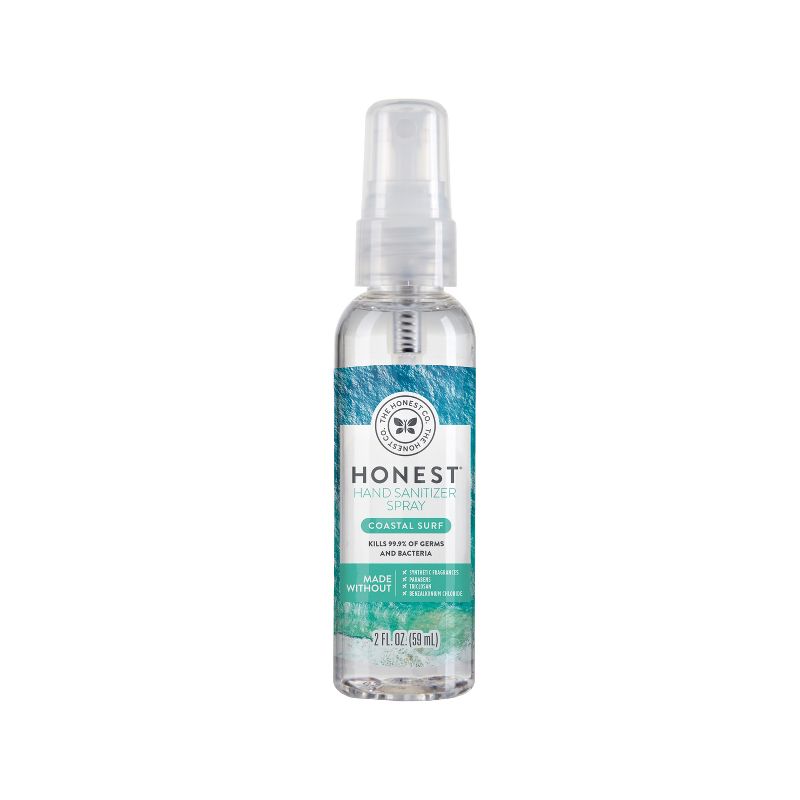 The Honest Company Hand Sanitizer Spray - Coastal Surf - Trial Size - 2 fl oz, 1 of 6