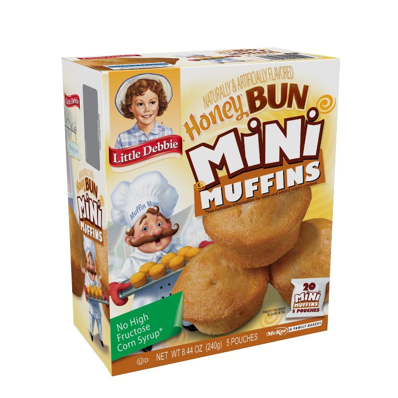 Little Debbie Honey Bun Mini Muffins - 5pk/8.44oz, 1 of 6