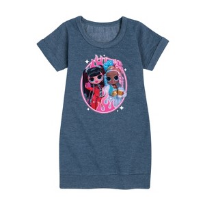 - LOL Surprise! - Sweet & Spicy Babes Graphic Short Sleeve Fleece Dress - 1 of 4
