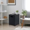 Karl Home| Patio Black Metal Side Table - 4 of 4