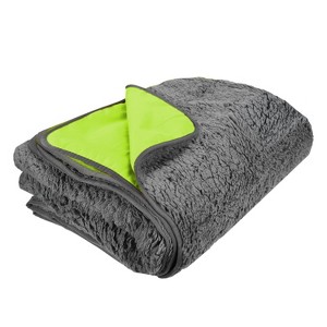 Tirrinia Large Waterproof Outdoor Blanket, Fleece Plush Emergency Blanket, Windproof Camping Blanket for Tailgating Game Day Stadium Concerts Car - 1 of 4