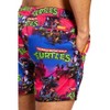 OppoSuits TMNT Swim Shorts For Men - Official Ninja Turtles Beach And Pool Shorts - Loose Fit - Including Drawstrings & Zippers - Multicolor - Size S - image 4 of 4