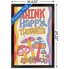 Trends International Mushrooms - Think Happy Thoughts Framed Wall Poster Prints - 3 of 4