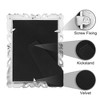 REGALWOVEN Vintage Polyresin Clear Glass Decorative Picture Frame with Crystals 1 Pc - 3 of 4