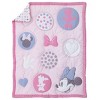 Disney Minnie Mouse Pretty in Pink 3 Piece Nursery Crib Bedding Set - 3 of 4