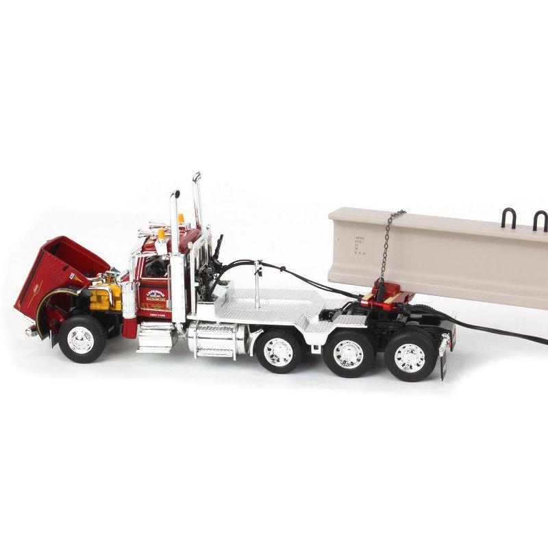 First Gear DCP 1/64 Peterbilt 389 w/ ERMC Hydra-Steer Trailer & 90' Beam Load, 2023 Nat'l Toy Truck 'N Construction Show- 14+ years 69-1649, 5 of 9