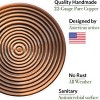 Good Directions 33"Garden Pole Ripples Bird Bath - Bronze - 3 of 4